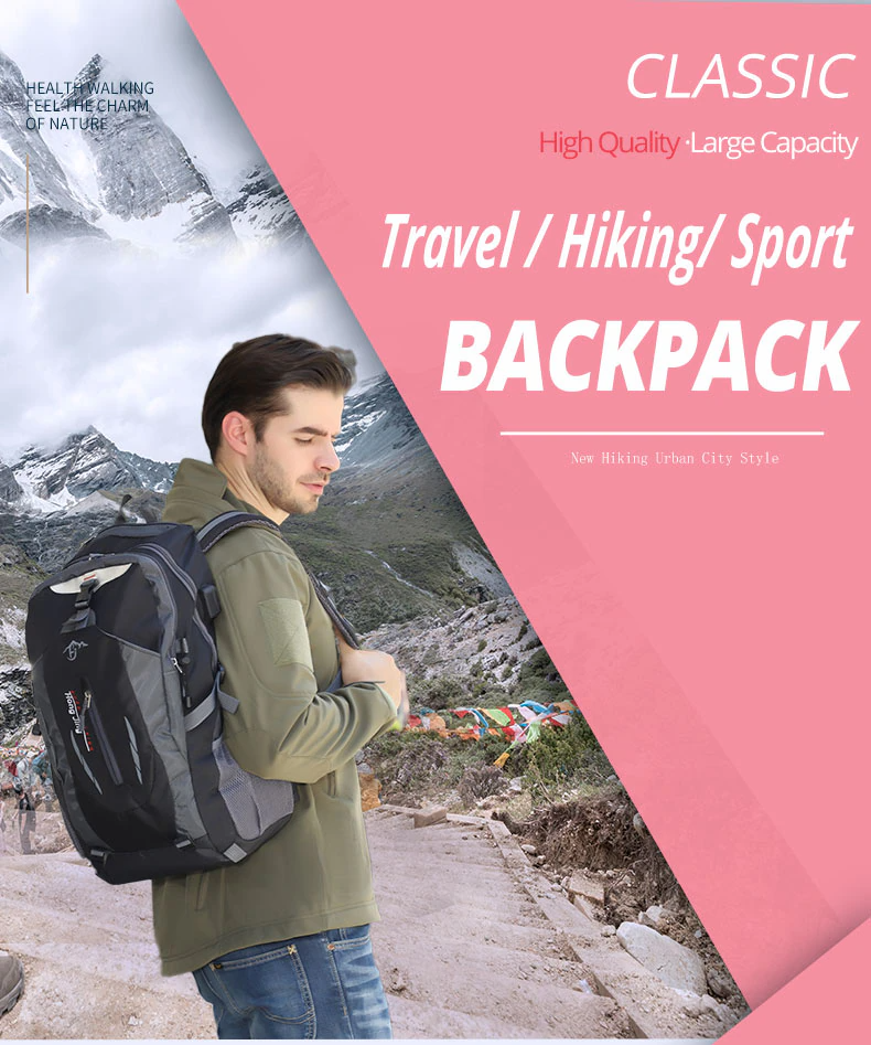 Men & Women Travel Backpack Rucksack Camping Laptop Hiking School