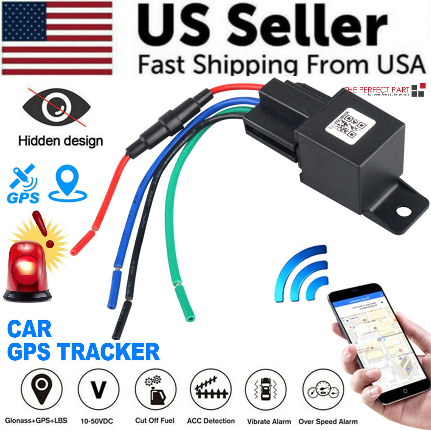 GPS Tracker Real-Time Tracking Locator Device GPRS GSM Car/Motorcycle