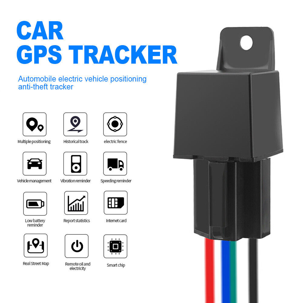 GPS Tracker Real-Time Tracking Locator Device GPRS GSM Car/Motorcycle