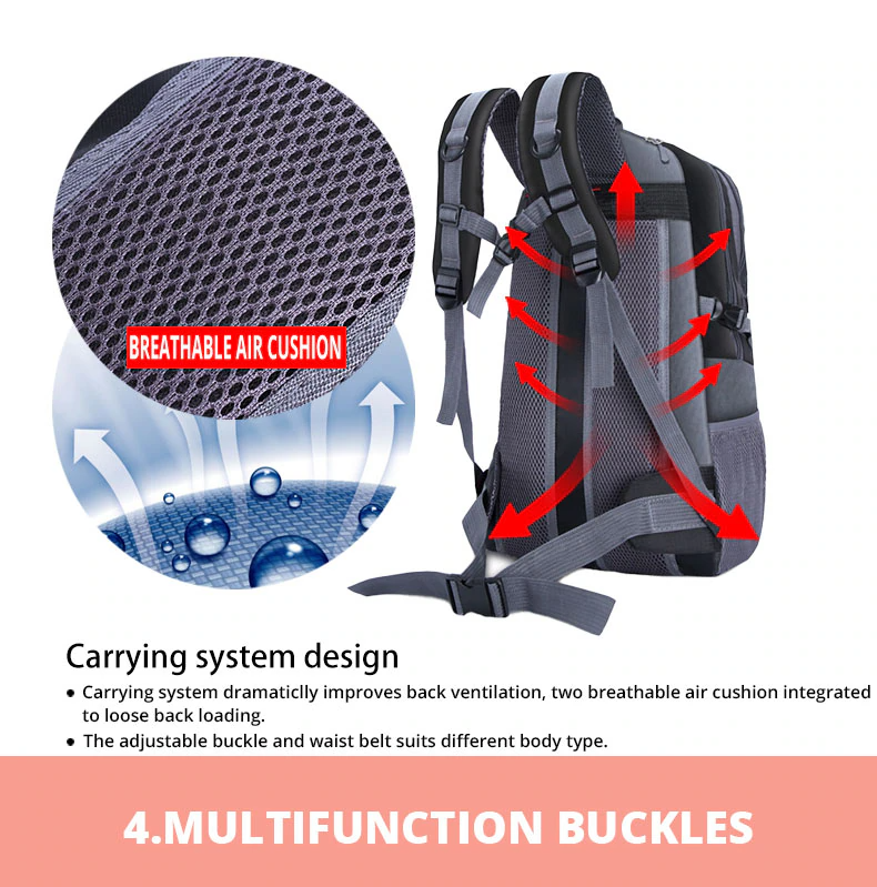 Men & Women Travel Backpack Rucksack Camping Laptop Hiking School