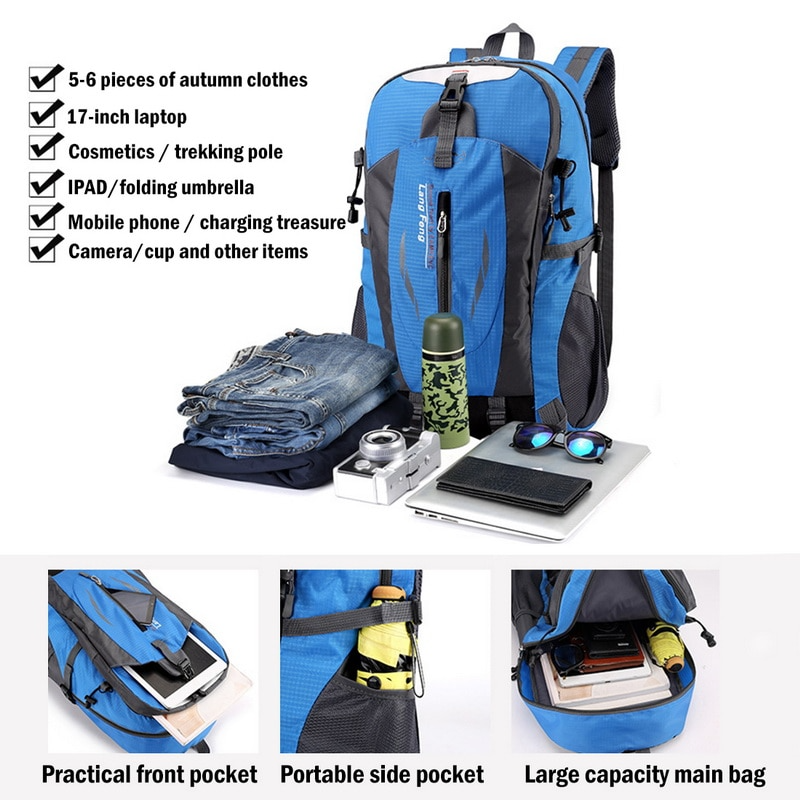 Men & Women Travel Backpack Rucksack Camping Laptop Hiking School