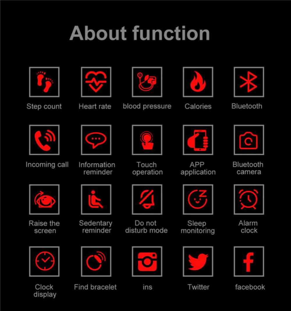 Fitness Smart Watch – Heart Rate, Blood Oxygen & BP Monitor