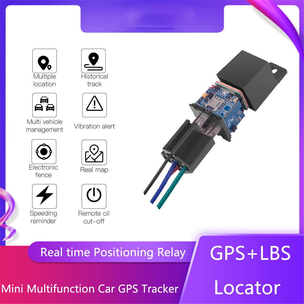 GPS Tracker Real-Time Tracking Locator Device GPRS GSM Car/Motorcycle