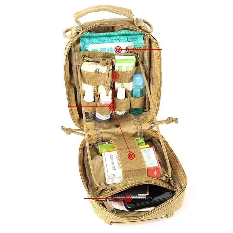 Waterproof Molle Waist Bag Outdoor Sling