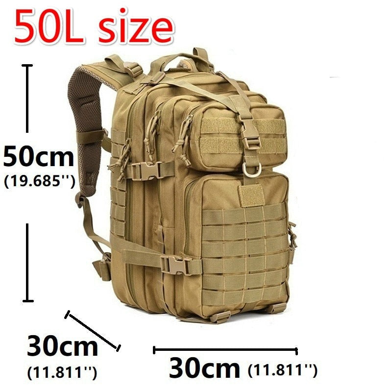 Waterproof Military Outdoor Backpack 30L/50L
