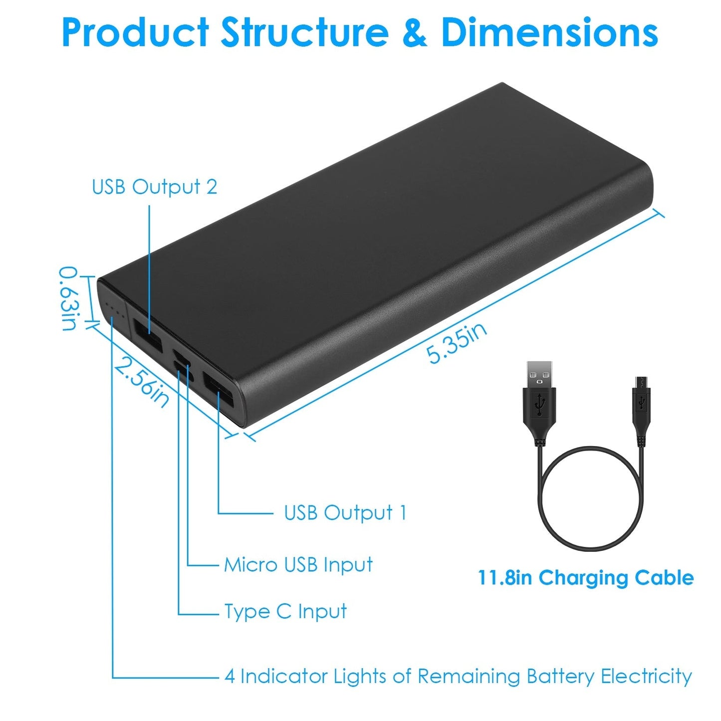 Large-Capacity Portable Power Bank