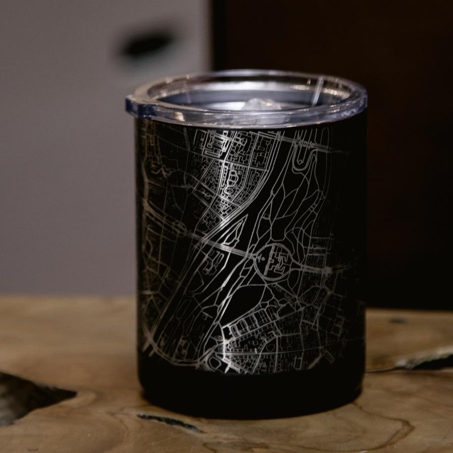 Irvine - California Map Insulated Cup in Matte Black