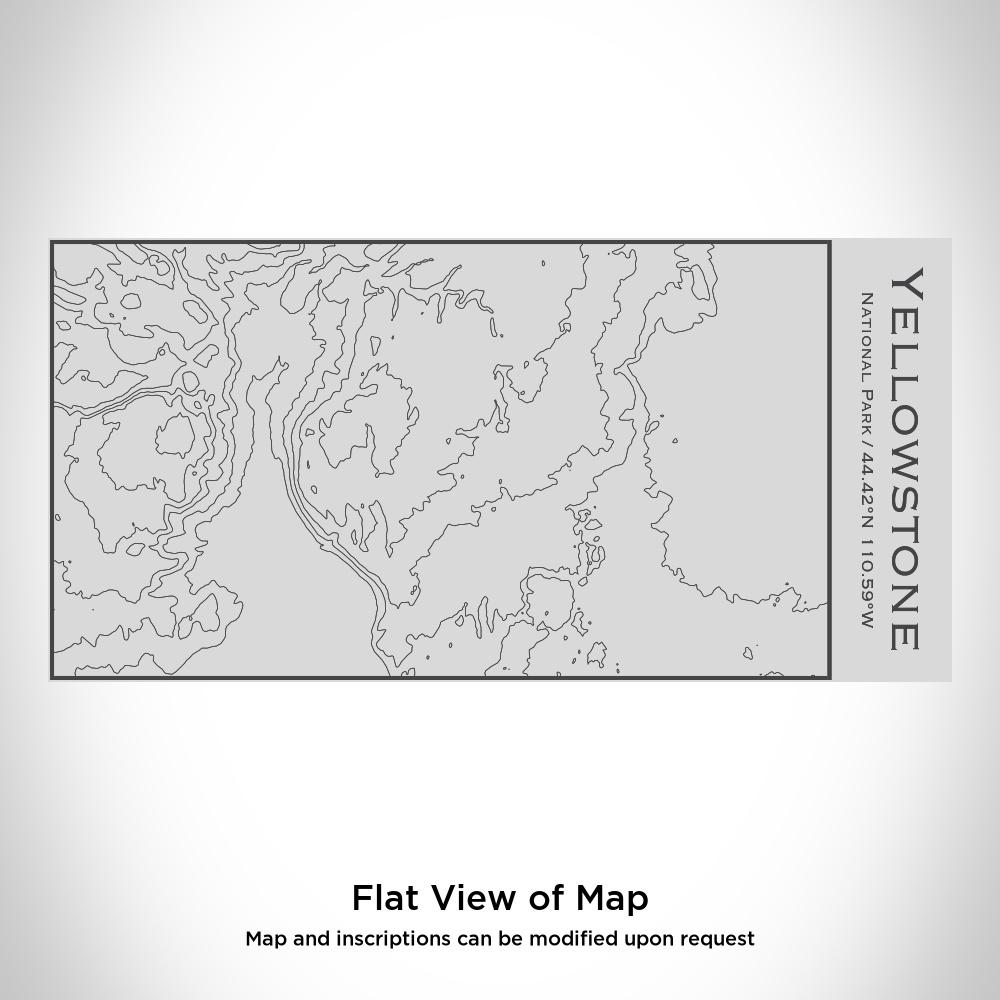 Wyoming Map Insulated Bottle